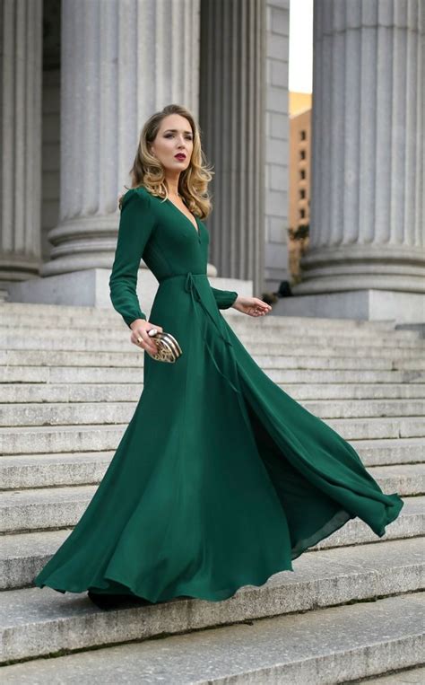 Emerald green wedding dresses prospects at alibaba.com and realize enchanting deals and offers. What to Wear to a Black Tie Wedding // Emerald green long ...