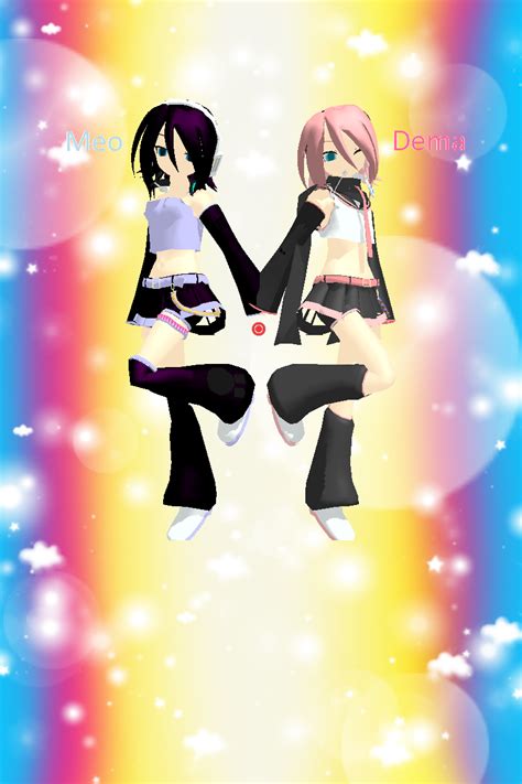 New Commers Mmd Meo And Dema By Den2neruakita On Deviantart