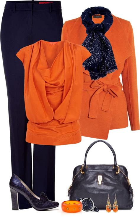 Opposites Attract Orange And Blue By Madamedeveria On Polyvore