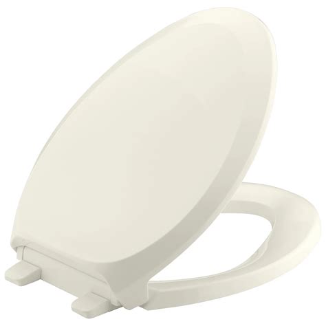 Kohler French Curve Quiet Close Elongated Toilet Seat In Biscuit The