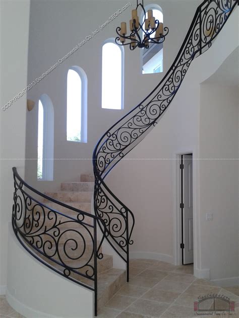 At stairsupplies, we have a wide selection of wrought iron balusters that includes european spindle styles, like our gothic. Wrought Iron Stair Railing 3