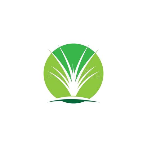 Grass Logo Vector Stock Illustration Illustration Of Round 180060882