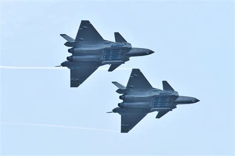 China Shows J 20 Stealth Jets Missiles For The First Time At Airshow