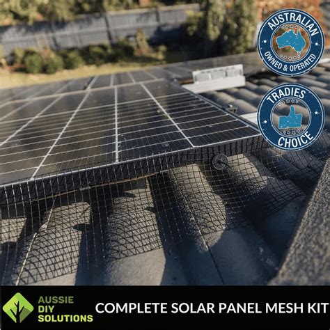 30m Solar Panel Screening Kit For Bird Protection Diy Gutter Guard