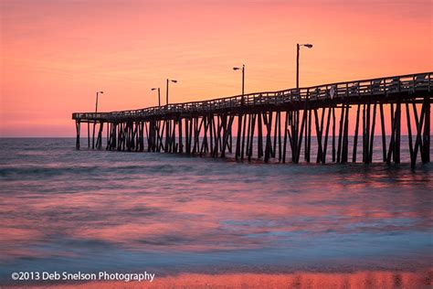 Sunrise Nags Head Pier Pre Dawn Nags Head Outer Banks North Carolina