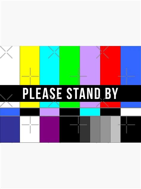 Please Stand By No Signal Poster By Drakouv Redbubble