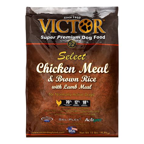 4.7 out of 5 stars 613. Victor Select Chicken & Rice Dry Dog Food, 15 lb - Walmart ...