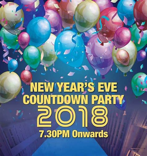 31 Dec 2017 Gurney Paragon New Years Eve Countdown Party