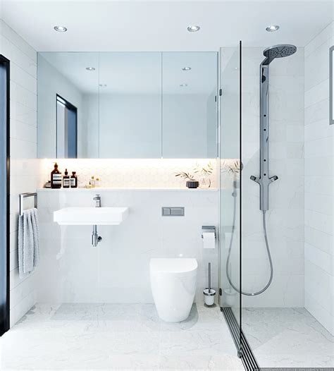 White Modern Minimalist Bathroom 40 Modern Minimalist Style Bathrooms