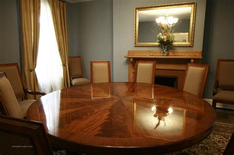 Luna 54 round dining table, gold by best master furniture (3) $1,230. Large Oversized Round Dining Table, Large Round Mahogany ...