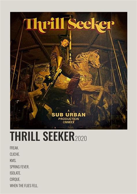 Thrill Seeker By Sub Urban アルバムカバー ロマンス 部屋のアイデア 国王 すべて 詳細図面