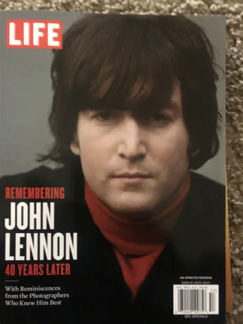 Life Magazine Andjohn Lennon 40 Years Later ~ The Beatles ~ Great