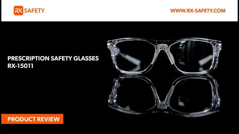 Prescription Safety Glasses Rx 15011 Ansi Z87 Rx Safety Youtube