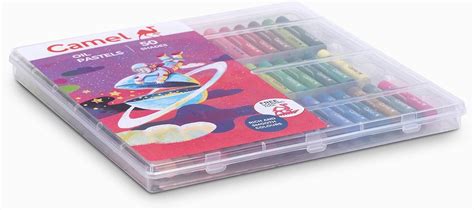 Buy Camlin Kokuyo Oil Pastel Crayons Color 50 Shades Assorted Colours