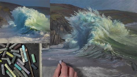 Drawing Waves With Pastels