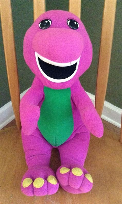 Barney The Purple Dinosaur Talking Plush 1992 Playskool 71245