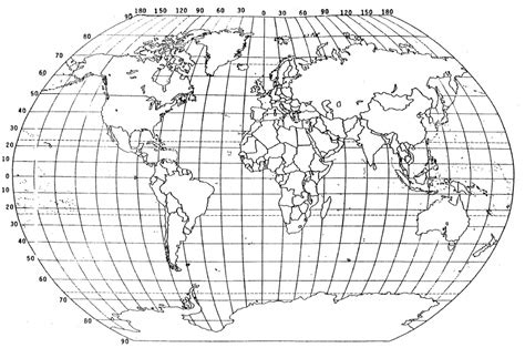 Free Printable World Map With Latitude And Longitude Map Of Earth