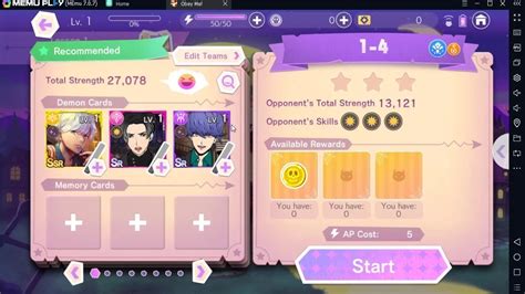 how to play obey me shall we date anime story rpg card game on pc with memu android emulator