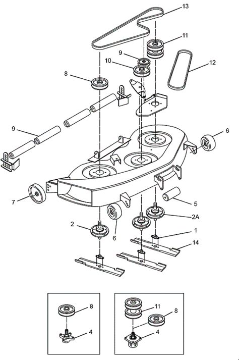John Deere 111 Mower Deck Parts Diagrams