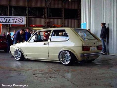 Stanced Cars Vw Cars Volkswagen Golf Mk2 Volkswagen Golf Mk1