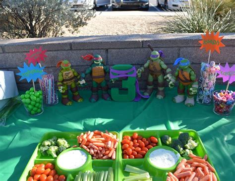 Teenage Mutant Ninja Turtles Birthday Joseph S Totally Awesome TMNT Party Catch My Party
