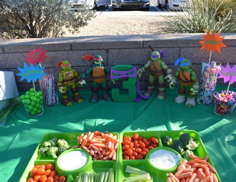 Teenage Mutant Ninja Turtles Birthday Joseph S Totally Awesome Tmnt Party Catch My Party