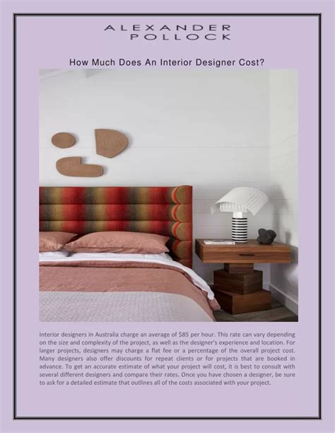Ppt How Much Does An Interior Designer Cost Powerpoint Presentation