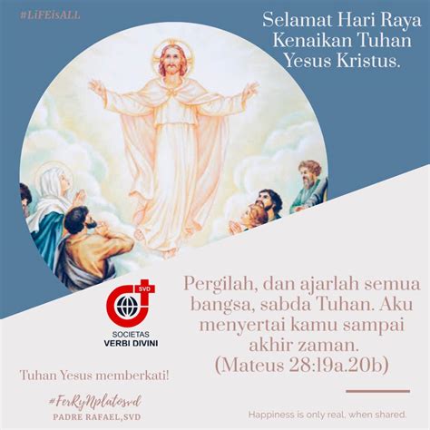 Baca doa ini pada bagian anggota tubuh yang sakit. Selamat Hari Raya Kenaikan Tuhan | SESAWI.NET
