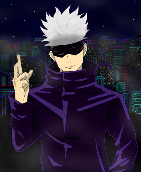 Satoru Gojo Jujutsu Kaisen Wiki Fandom M Anime Fanarts Anime Images And Photos Finder