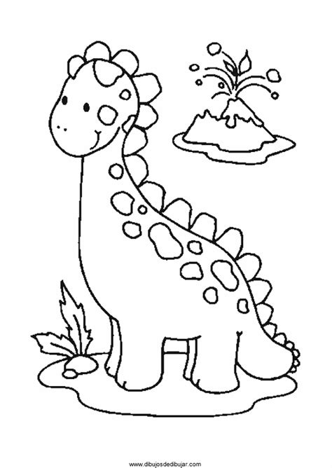 Dibujos de dinosaurios para colorear e imprimir (3 de 6) - Dibujos de