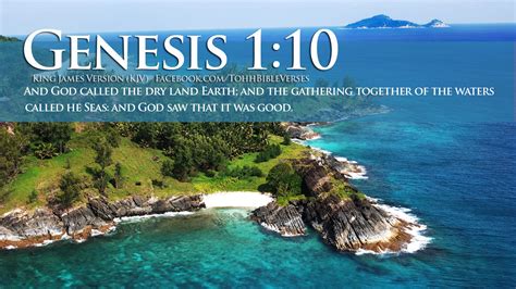 Bible Verses Genesis 110 God Made Earth And Sea Wallpaper Tohh Bible