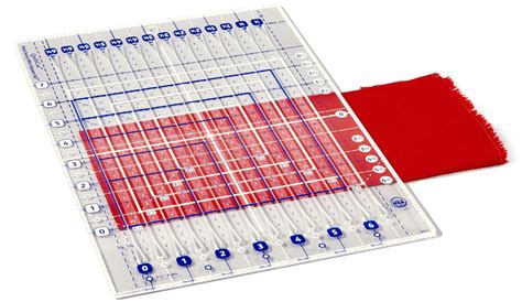 Quiltcut Strip Savvy Mini Square Up Slotted Quilting Ruler Qc3 Msu 8½