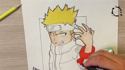 Drawing Naruto Kyuubi Dessin De Naruto Kyuubi Speed Drawing By Rimo