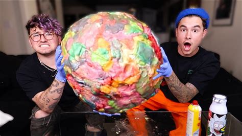We Made The Worlds Largest Chewed Gum Ball Youtube