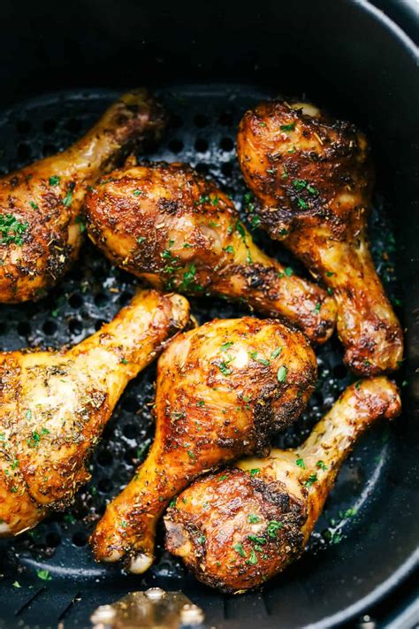 Perfect And Crispy Air Fryer Chicken Legs Drumsticks Recipe Mogul