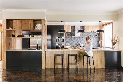 Modern Australian Kitchen With Warmth Of Timber And Earthy Tones