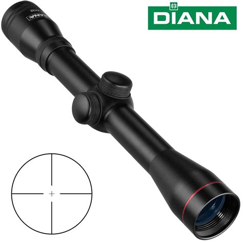 Diana X Riflescope One Tube Glass Double Crosshair Reticle Optical