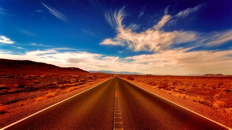 Desert Highway Road Laptop Full Hd 1080p Hd 4k Wallpapers