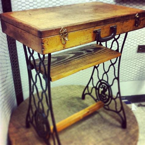 To identify when a model was made, you the treadle tables gradually faded away to chunky box bottoms in the 1930s. Creative ways to reuse your old sewing machine table | The ...
