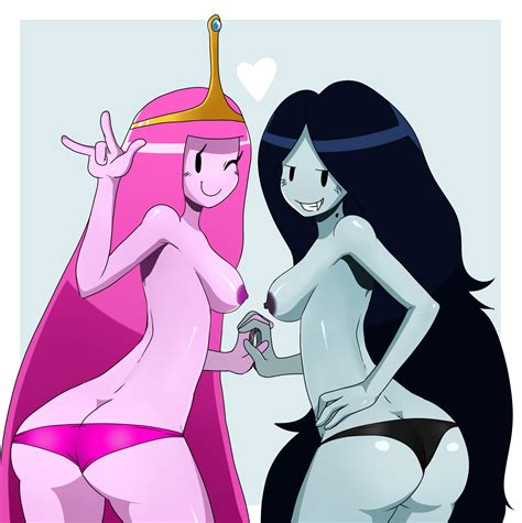Rule 34 2girls Adventure Time Ass Black Hair Breasts