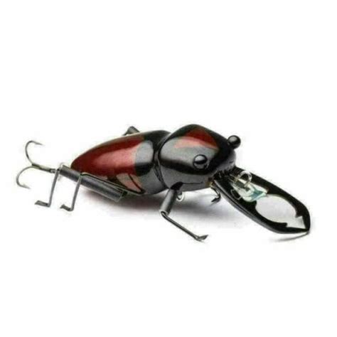 Dm Cricket Lures Big Stag Beetle Red Finish Tackle