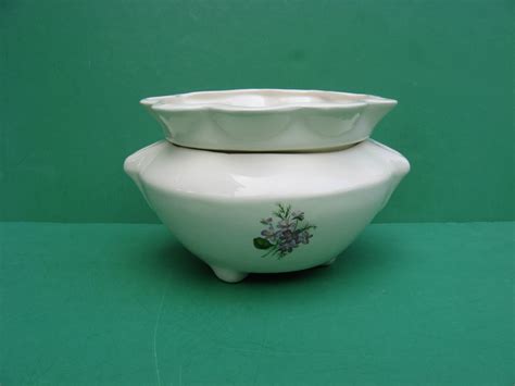 Ceramic flowerpot with stylish design and guaranteed quality. 5 inch large ceramic African violet pot...awesome