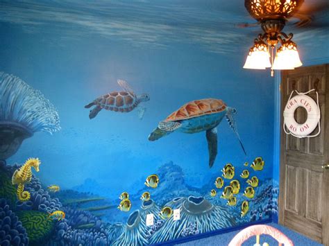Custom Undersea Mural Hansen Residence Gracies Room By Benjamin