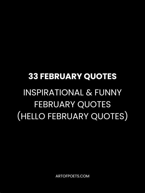 33 Inspirational And Funny February Quotes For 2024 Hello February Quotes
