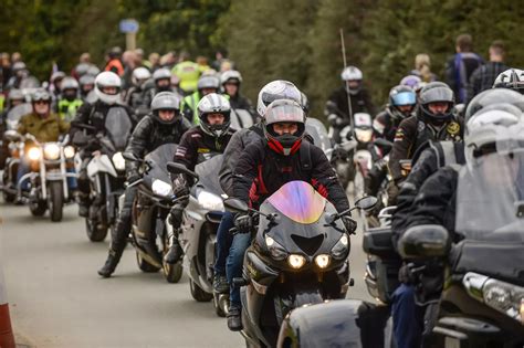 Motorcyclists Take Part In Ride To The Wall Event Birmingham Live
