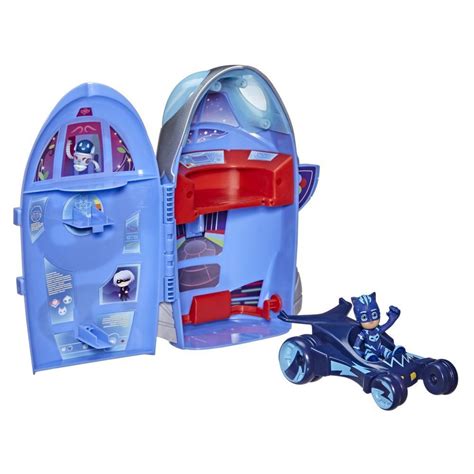 Pj Masks 2 In 1 Hq Playset Headquarters And Rocket Preschool Toy With