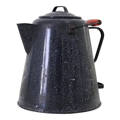 Graniteware Cowboy Coffee Pot Chairish