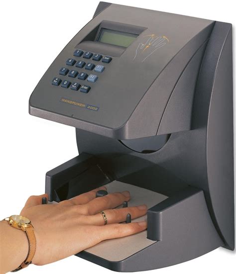 Hp3000 Biometric Hand Punch Clock 1800 Time Clocks