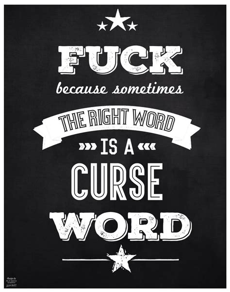 Adult Humor Curse Word Funny Poster Digital Image Poster Etsy