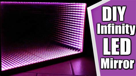 How To Make A Led Infinity Illusion Mirror Budget Home Diy Mirror